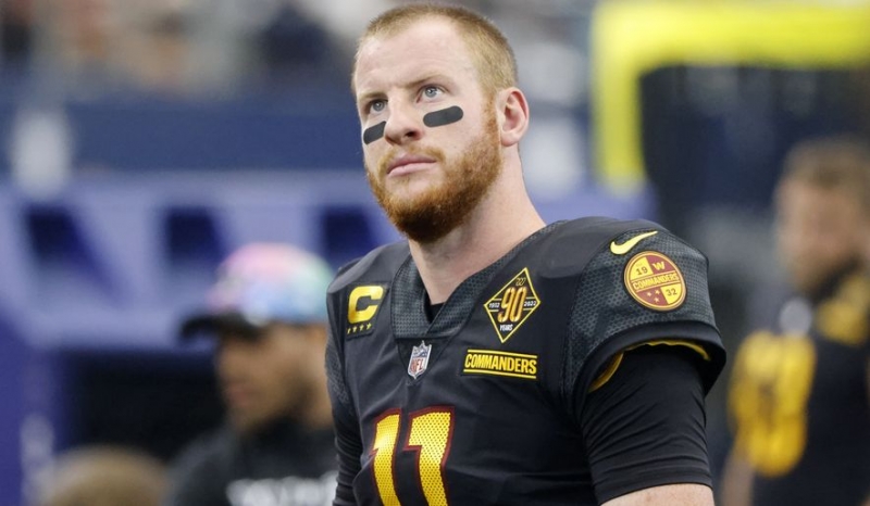 Wentz didn't panic despite the commanders' 1-3 stats.